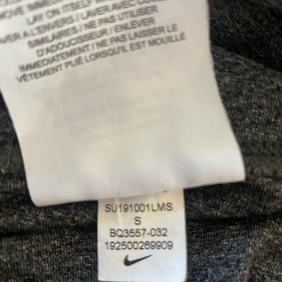 Nike Dri Fit Womens Dark Grey Crop Leggings S - Picture 5 of 6
